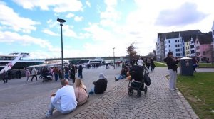 Кельн Германия 2026 Солнечные блики на Рейне и готическая мощь собора ☀️🏰