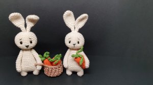 Зайчик крючком crochet bunny