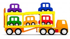 Песенка про 5 машинок. Мультфильм для детей.