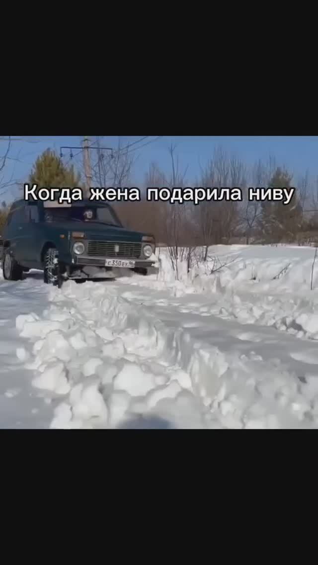 Когда жена подарила ниву