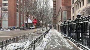 Чикаго США 2026 Снежная сказка Голд-Кост и зимняя эстетика понедельника ❄️🏙️