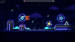 geometry dash,playing