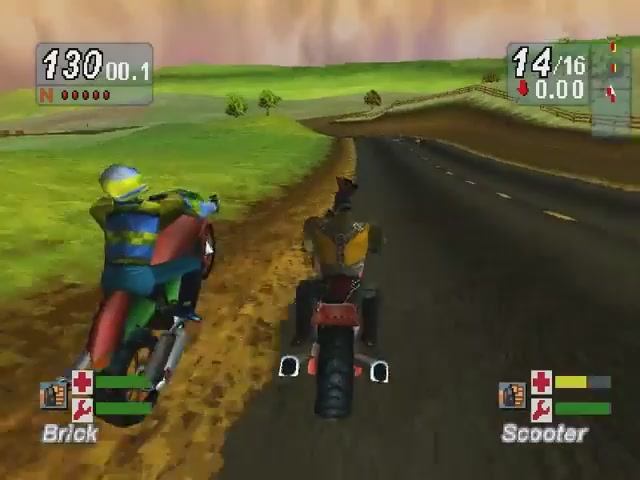 Road Rash Jailbreak Прохождение без комментариев #9