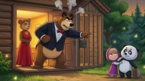 Почему Медведь бросил Машу и Панду?  Фанфик по мотивам мультфильма Маша и медведь