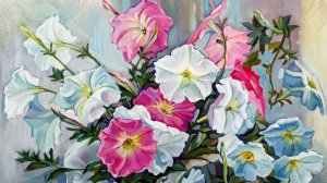 Цветочные натюрморты художника Светланы Артёменко