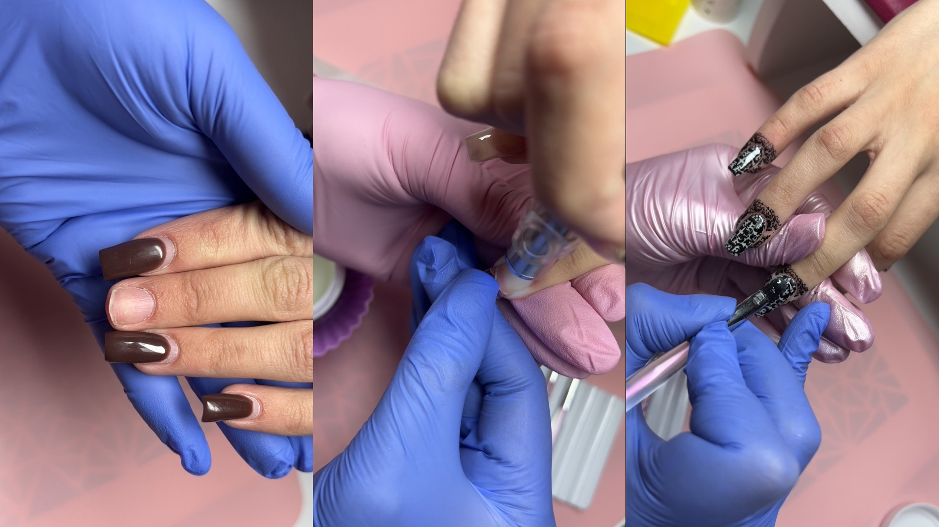 Снимаю Цветную базу/Наращивание на Типсы/Укрепление/Стемпинг