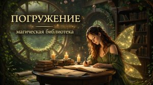 Магическая библиотека 🌿Погружение в атмосферу для сна, отдыха и расслабления|спокойная музыка (1 ч)