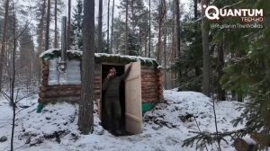 Построил Подземную Избу из 2-х Комнат # @RuslaninTheWoods # Quantum Tech HD