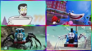 СОНИК МОНСТР ПРОТИВ ПАУКА ТОМАСА: Битва Гигантских Поездов — Музыкальный Мультик ⚡🚂