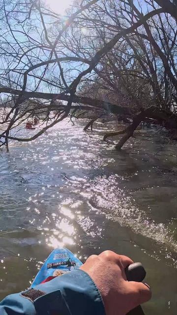 Минута сплава на Северке в марте