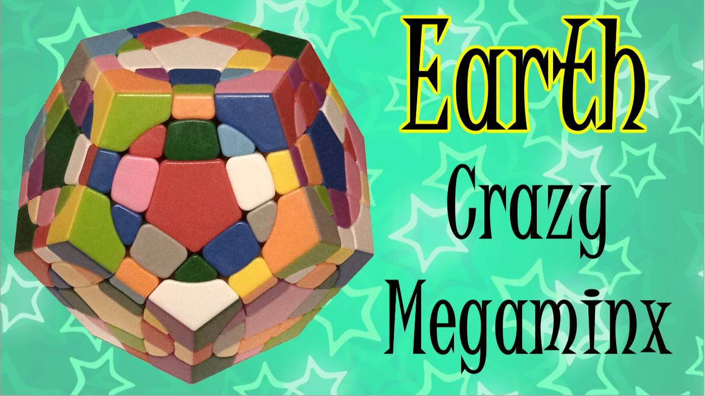 Circular Megaminx Crazy EARTH, Циркулярный Мегаминкс Крейзи ЗЕМЛЯ сборка, Tutorial, Sengso, Mf8