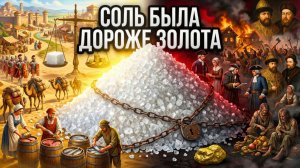Почему Соль была ценнее золота (Из-за неё рушились империи)