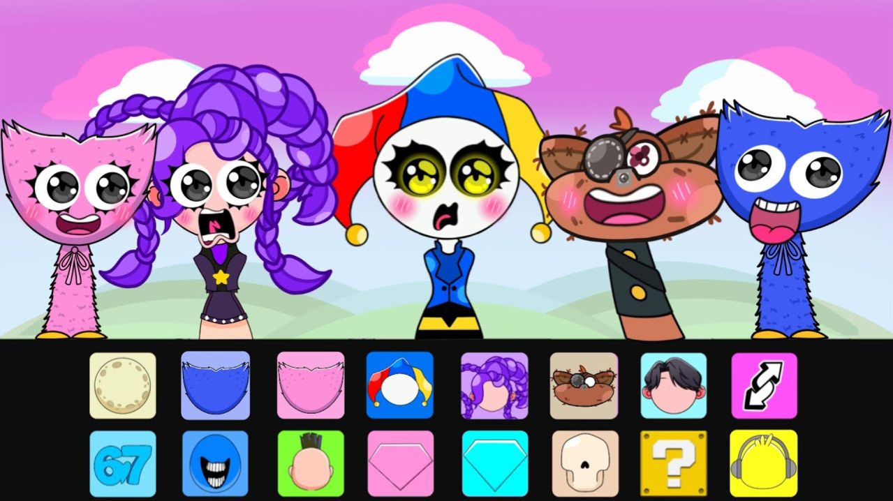 Девушка Прототип ПРОТИВ Лили и Гиблета Спрунки Poppy Playtime 5