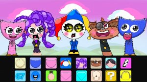 Девушка Прототип ПРОТИВ Лили и Гиблета Спрунки Poppy Playtime 5