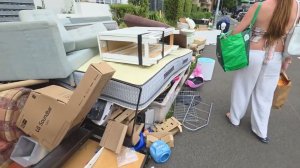 Элла Австралия- Нашла сумку и коробку на свалке и забрала - Не свалка а антикварный магазин Dumpster