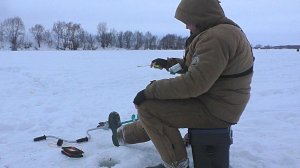 Плотва на безмотылку ! Рыбалка в конце марта!