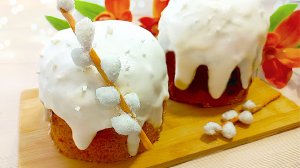Глазурь за 1 минуту! Декор(веточки вербы) для куличей на Пасху