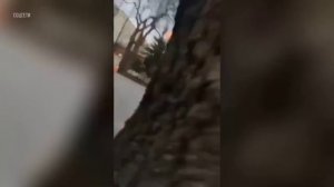 Удар "Герани" по центру Львова сняли на видео