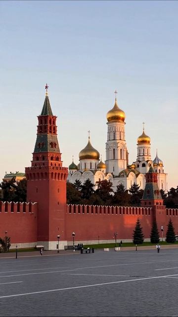 Kремль и его великолепие на закате #Кремль #Москва #архитектура