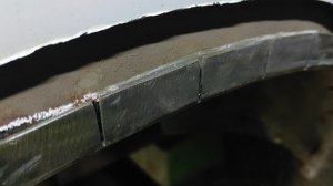 Ремонт арки заднего крыла Гранта.1-я часть.