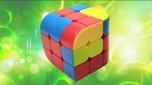 Как собрать Пенроуз куб 3х3х3. Penrose Cube 3x3x3 How to solve. Трёхцветный скруглённый  куб