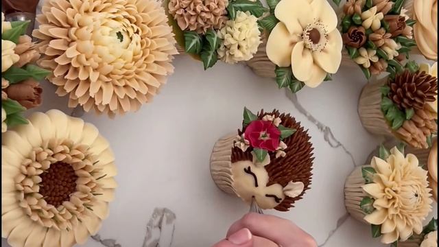 идеи для украшения тортов и кексов залипашка асмр