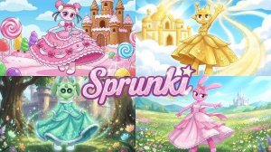 Королевская магия SPRUNKI GIRLS! Официальный клип с сиянием!