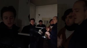 "Великое Славословие" византийского распева в исполнении мужского профессионального квартета