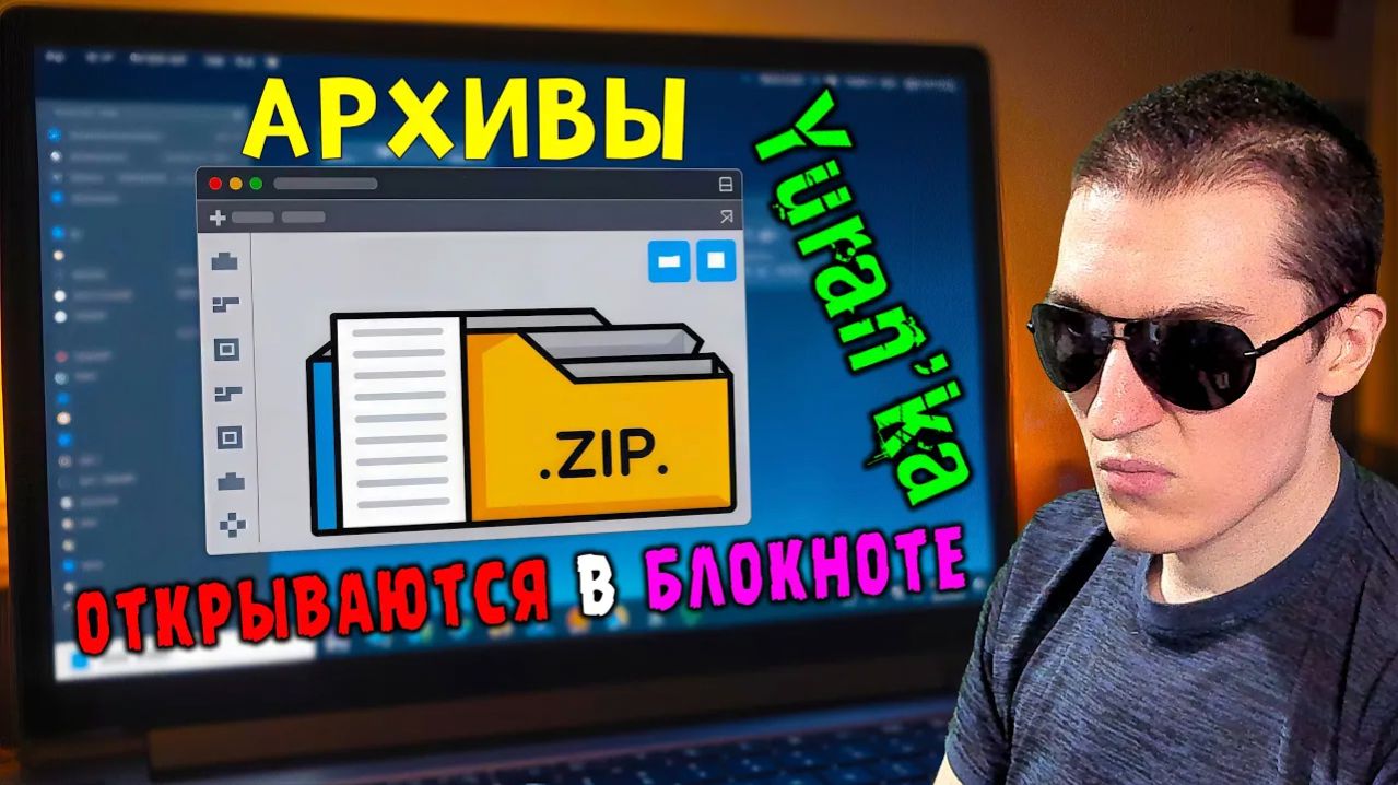 АРХИВ\ФАЙЛ ОТКРЫВАЕТСЯ через БЛОКНОТ, вместо АРХИВАТОРА