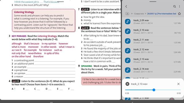 Solutions Pre-Intermediate Student's Book Audio 2.10