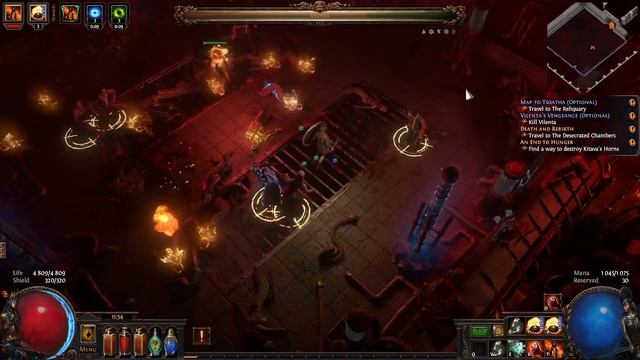 Path of Exile: лига: «Мираж» Прохождение-кач казуала на безжалостном ХК режиме часть 3