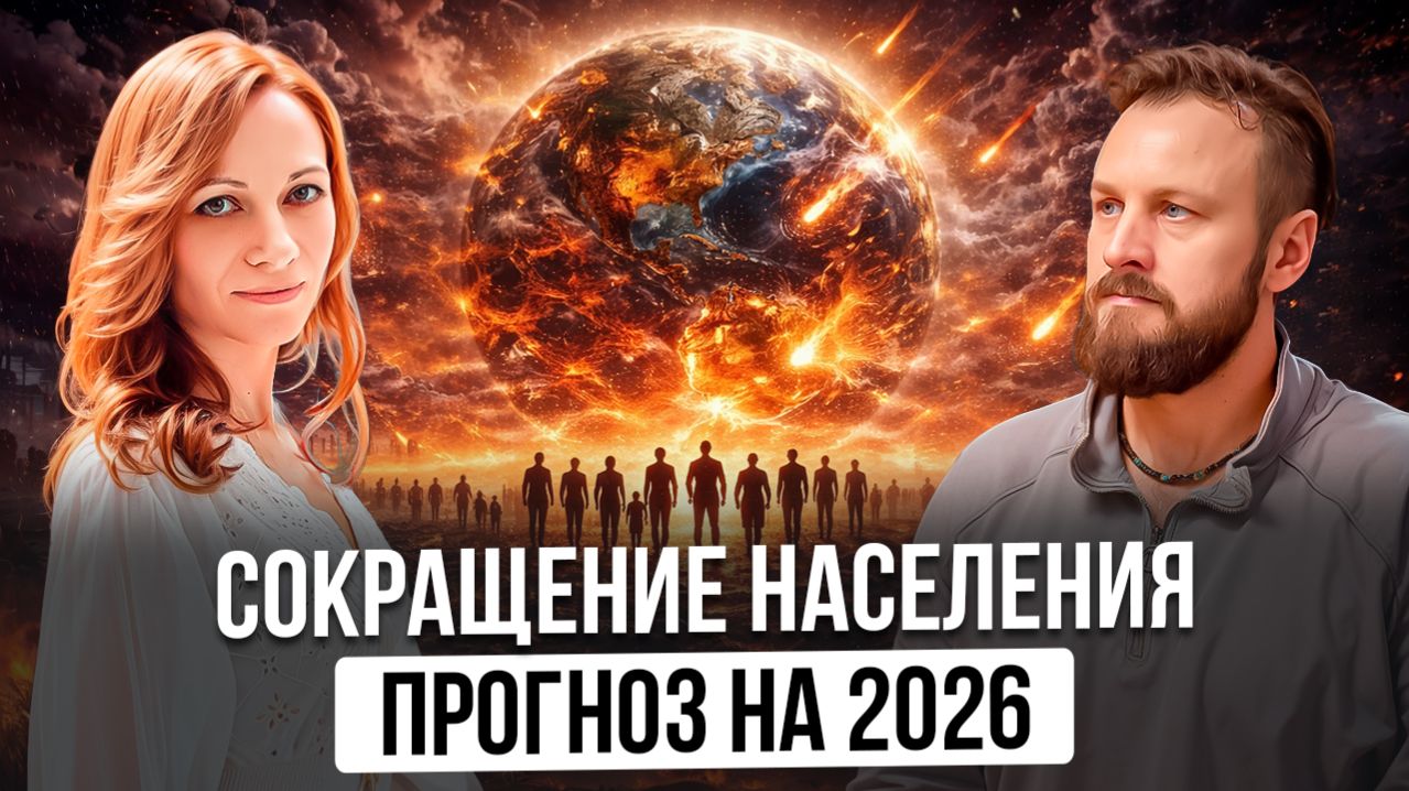 Прогноз на 2026: СОКРАЩЕНИЕ НАСЕЛЕНИЯ Земли | Екатерина Краскина