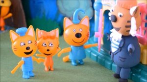 Три кота, мультики с  игрушками