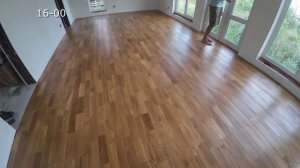 Укладка полов Экопол на скобы за 7 часов.