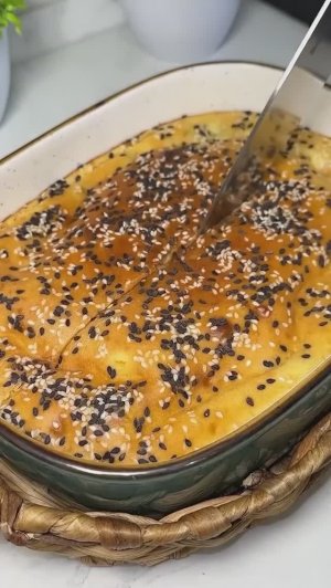 Аппетитный заливной пирог на ужин 😍
