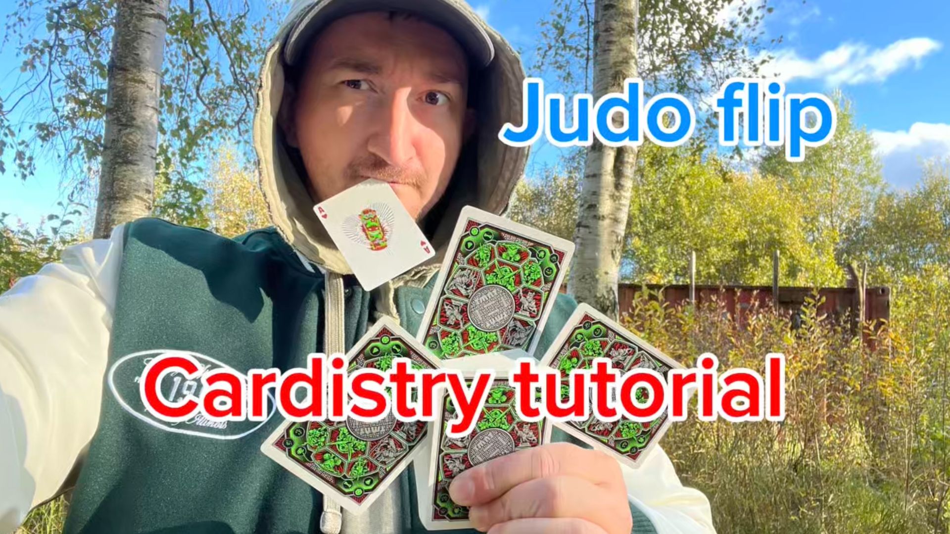 Классный флориш judo flip cardistry tutorial