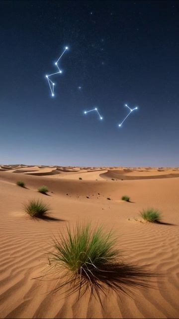 Загадки звездного неба над пустыней #звёзды #пустыня #астрономия