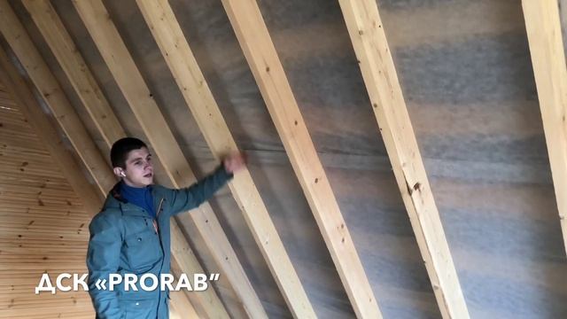 Дом 6х6 из профилированного бруса 150х150мм от компании ПРОРАБ СНТ_Левобережье