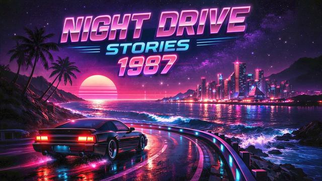 Night Drive Stories 1987 – Synthwave Night Drive & 80s Nostalgia