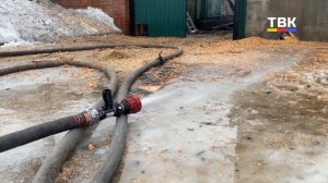 При пожаре в частном секторе Бердска пострадала женщина 1937 года рождения