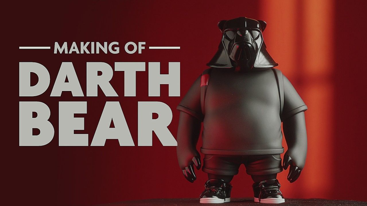 Я превратил Дарта Вейдера в медведя. Изготовление дизайнерской игрушки