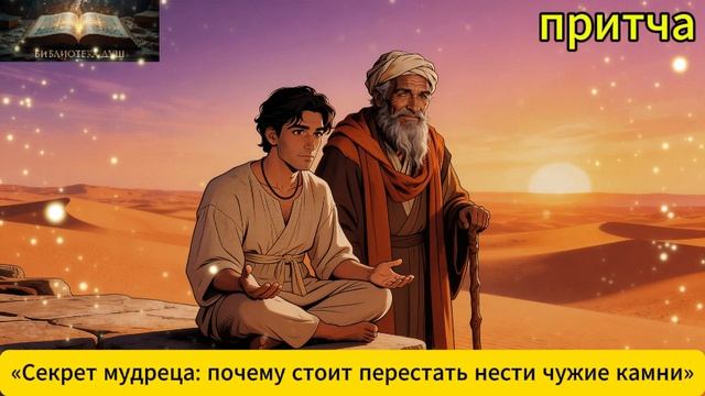 «Секрет мудреца почему стоит перестать нести чужие камни» придча. ауди рассказ.