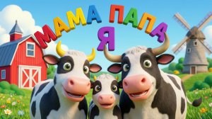 МАМА, ПАПА И Я - ДРУЖНАЯ СЕМЬЯ - ДЕТЁНЫШИ И  РОДИТЕЛИ ЖИВОТНЫХ - МУЛЬТИК ДЕТЯМ И МАЛЫШАМ