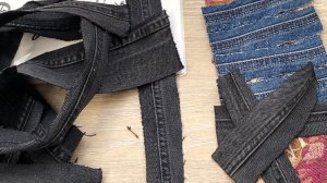 Без отходов: что я сделала из джинсовых швов? Вы удивитесь! DIY Мастер-класс