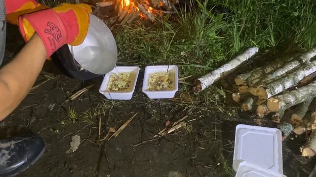 На рыбалку за линем. Ночь у костра с гитарой.