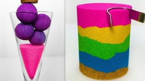 КИНЕТИЧЕСКИЙ ПЕСОК СУПЕР АСМР РАССЛАБЛЕНИЕ ПЕСОЧНОЕ РАССЛАБЛЕНИЕ РАЗНОЦВЕТНЫЙ ПЕСОК