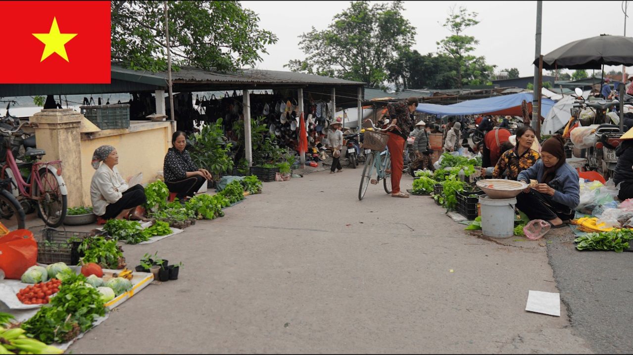 Скрытый Вьетнам ｜ Внутри традиционного сельского рынка в Ханое.