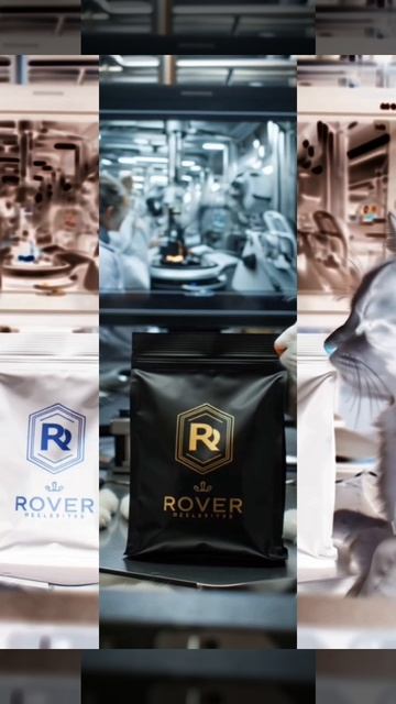 Мы создали свой собственный корм "ROVER Delights"😼🍽️✨