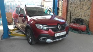 Замена приводного ремня на Renault Sandero Stepway 1,6 Рено Сандеро Степвей 2020