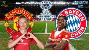 Манчестер Юнайтед — Бавария Футбол Лига Чемпионов УЕФА. Женщины. 1/4 финала. | 25.03.2026